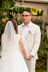 Townsville backyard elopement wedding- photos by Jamie Simmons